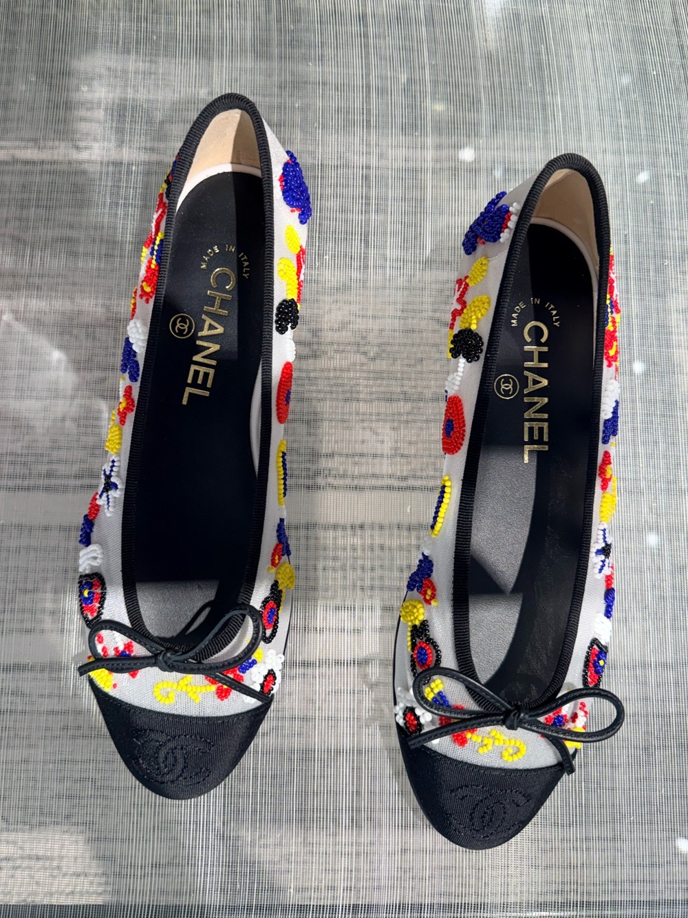 Chanel Coco Beach Ballerina Flats